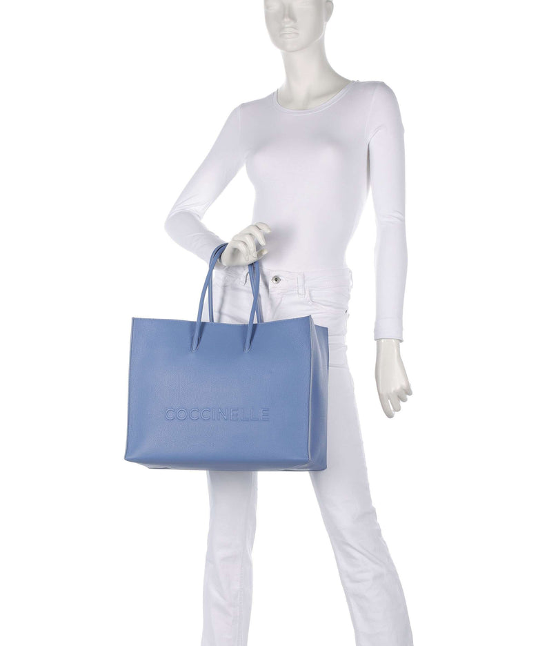 Coccinelle Myrtha Maxi Logo Tote bag azul