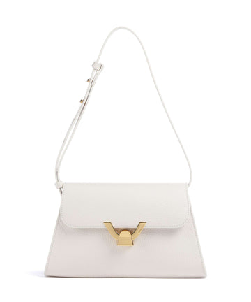 Coccinelle Dew Bolso de hombro blanco