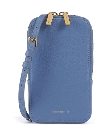 Coccinelle Flor Bolsa para móvil azul