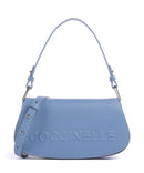 Coccinelle Myrtha Maxi Logo Bolso de hombro azul