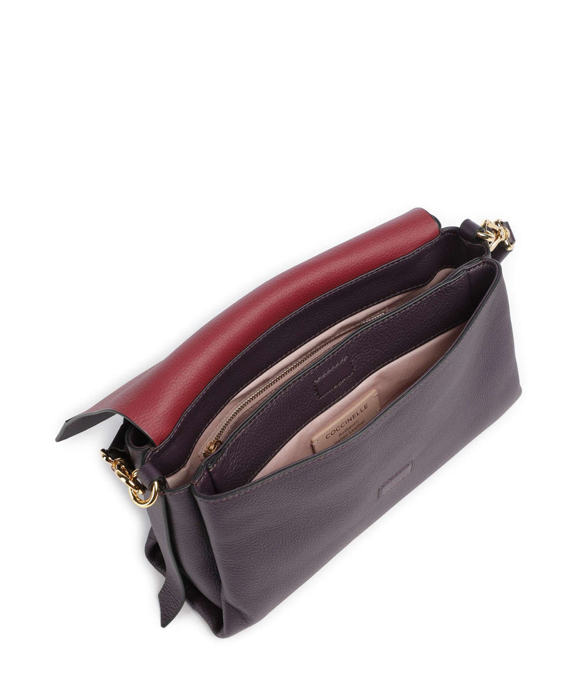 Coccinelle Boheme Grana Double Shoulder bag prune/ribes