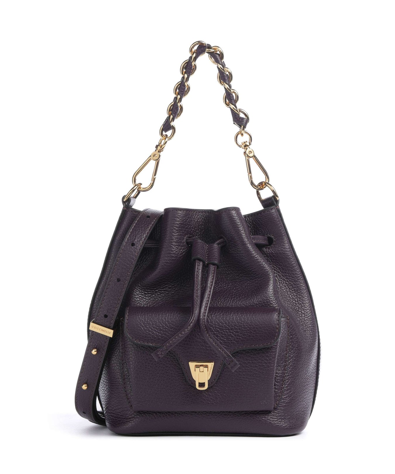 Coccinelle Beat Generation Bucket bag prune