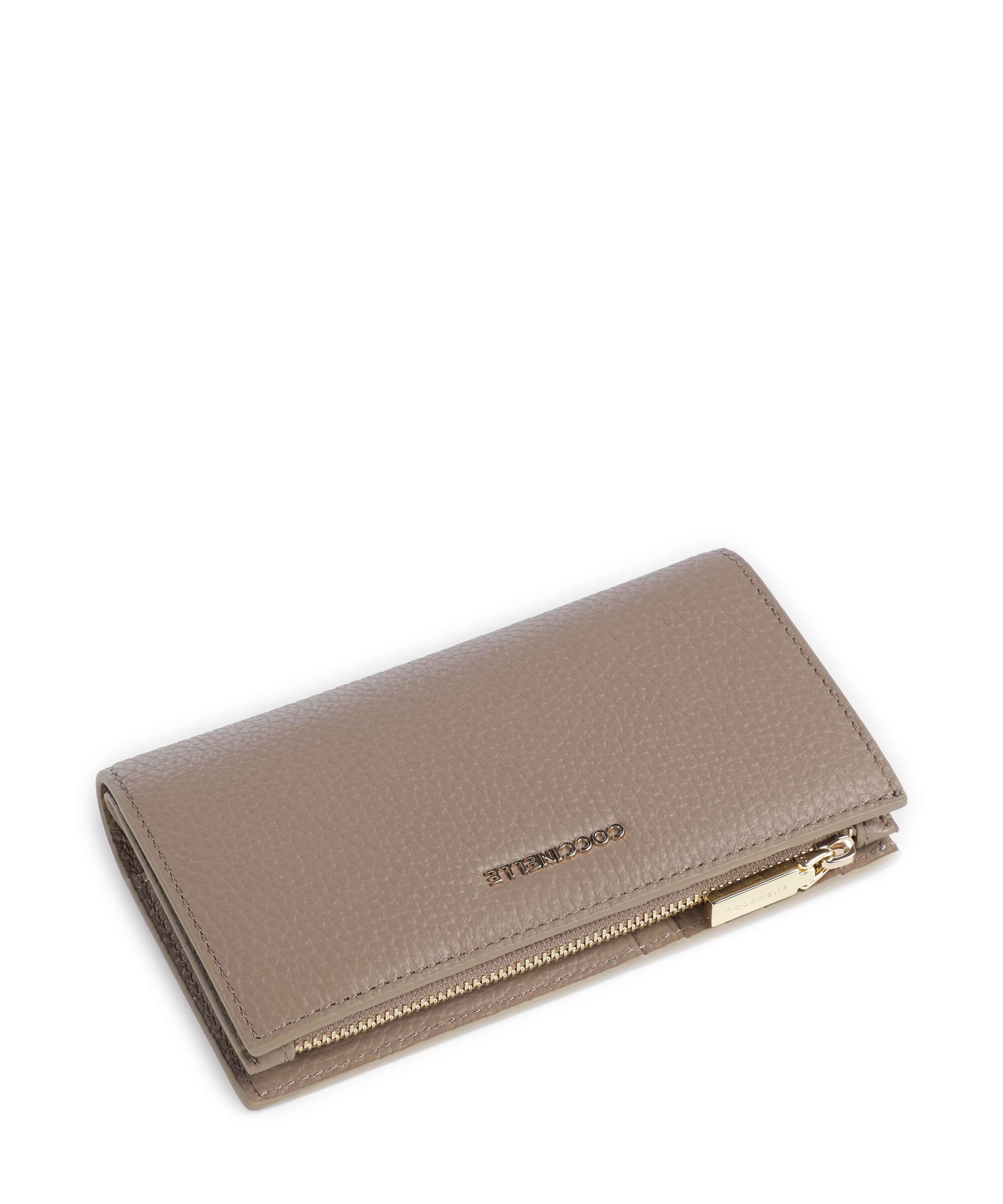 Coccinelle Metallic Soft Wallet warm taupe