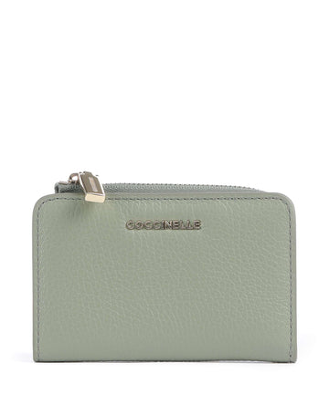 Coccinelle Metallic Soft Monedero greenery