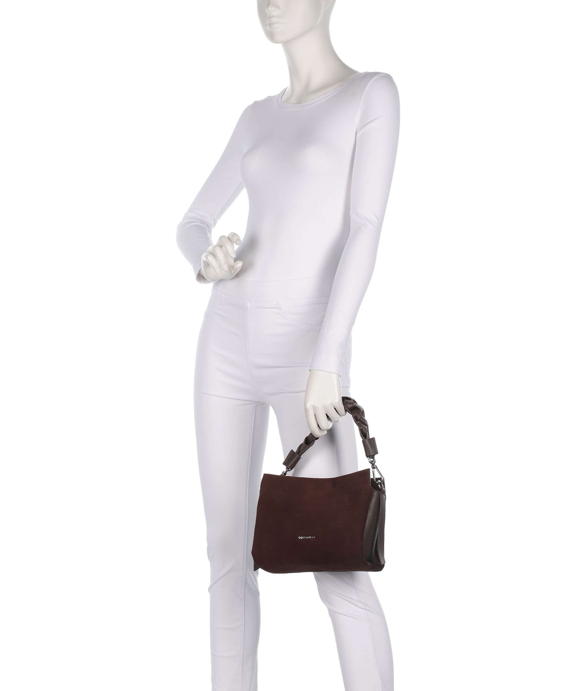 Coccinelle Boheme Suede Handbag brunette