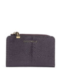 Coccinelle Metallic Lizard Wallet prune