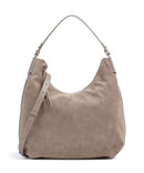 Coccinelle Rebekka Suede Bolso de hobo warm taupe