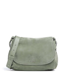 Coccinelle Rebekka Suede Bolso de hombro greenery