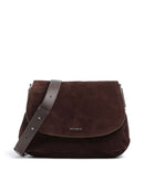 Coccinelle Rebekka Suede Bolso de hombro brunette