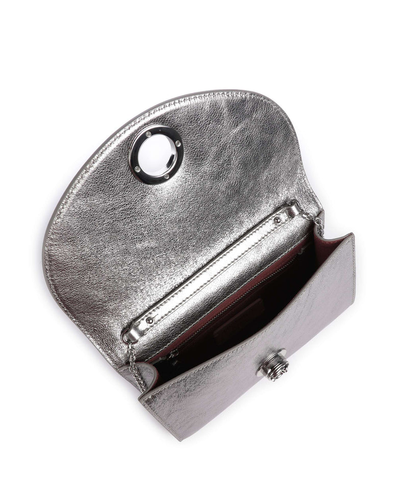 Coccinelle Nikla Smooth Crossbody bag steel