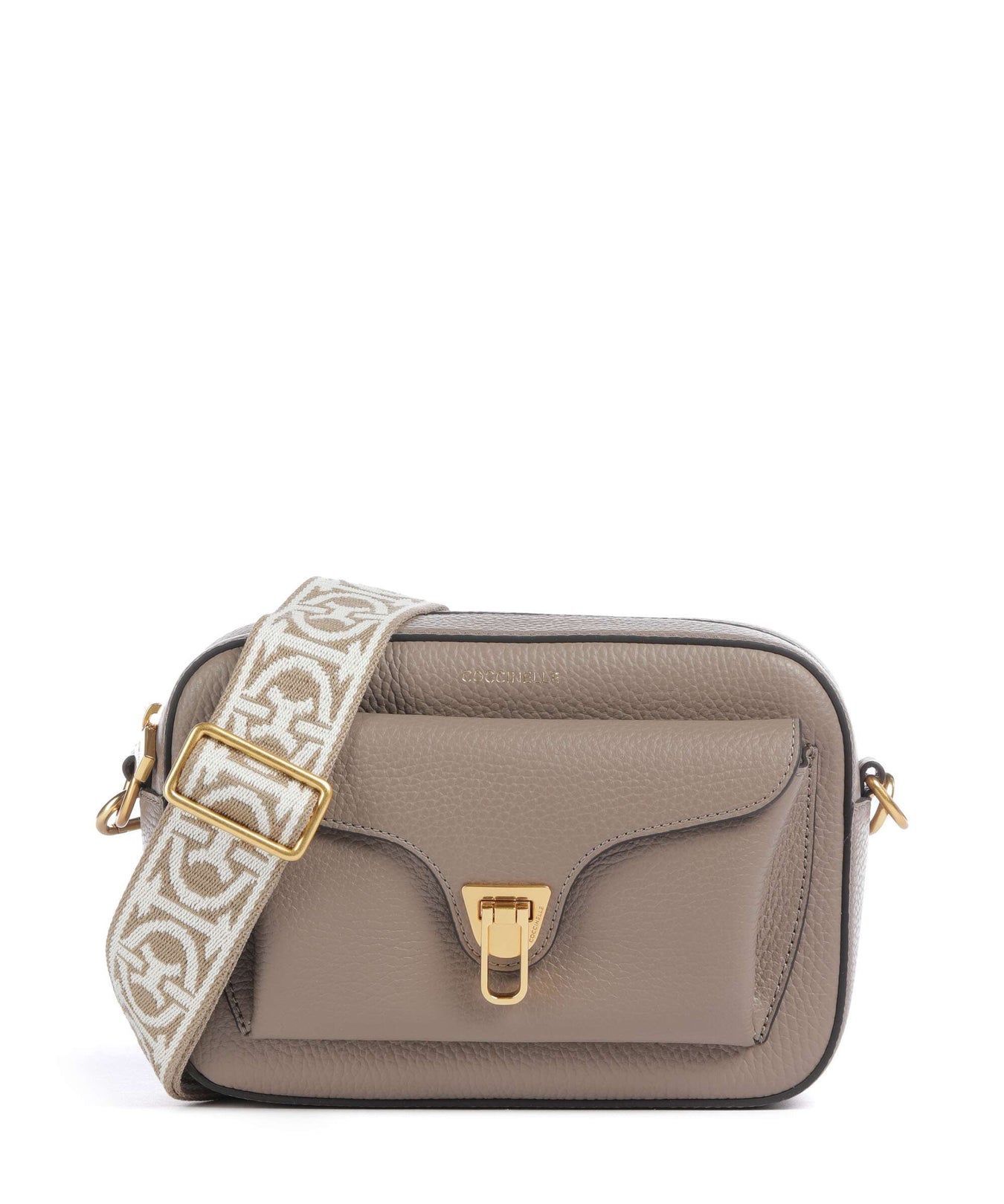 Coccinelle Beat Soft Ribbon Crossbody bag warm taupe