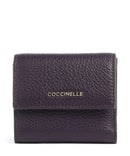 Coccinelle Metallic Soft Monedero prune