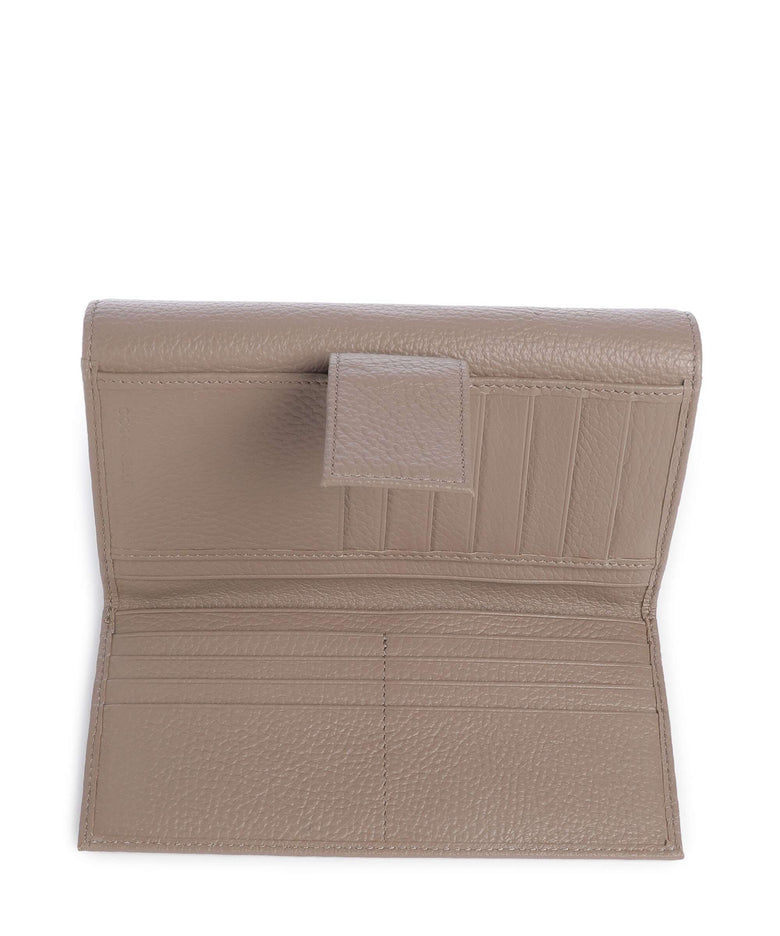 Coccinelle Metallic Soft Wallet warm taupe