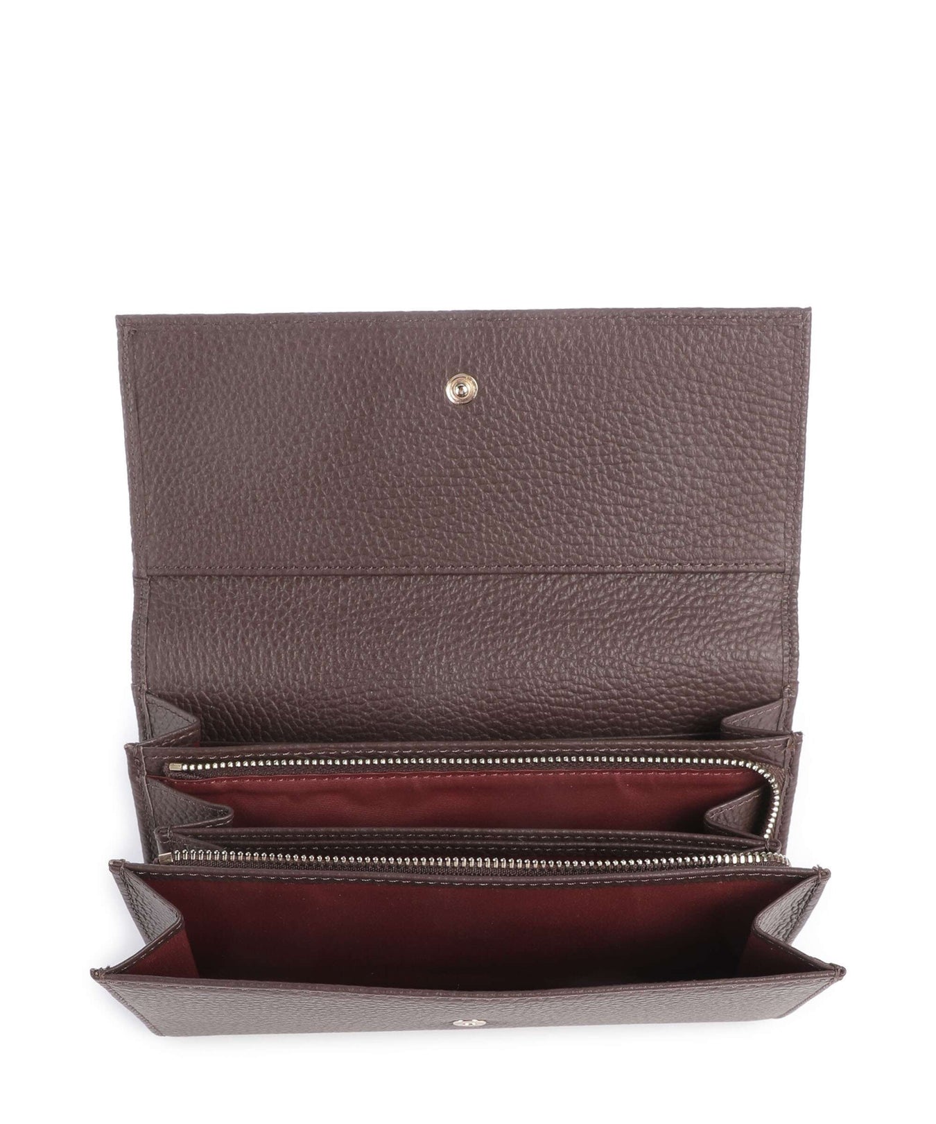 Coccinelle Metallic Soft Wallet brunette