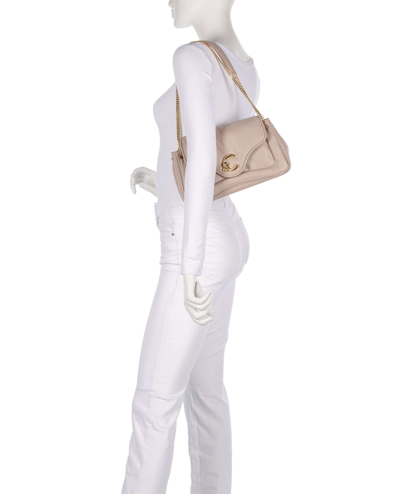 Coccinelle C-Me Fluffy Shoulder bag rosette