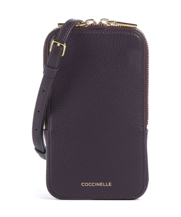 Coccinelle Flor Bolsa para móvil prune