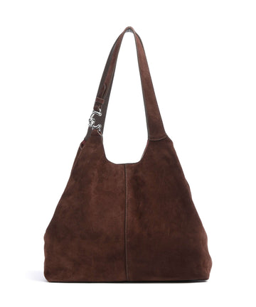 Coccinelle C-Easy Suede Bolso de hobo brunette