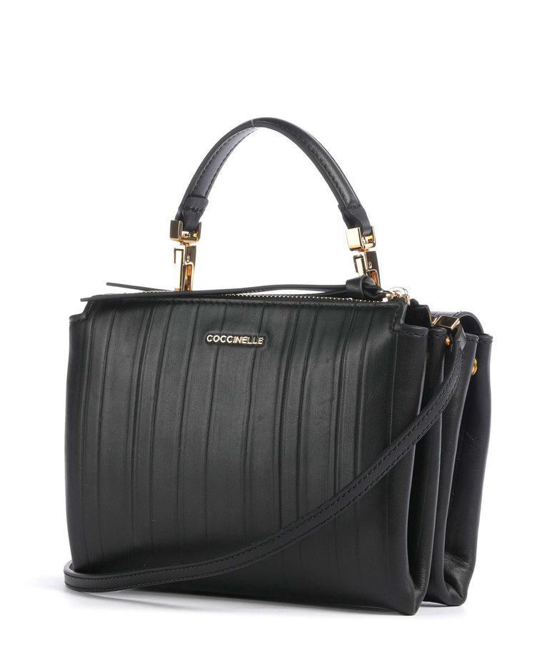 Coccinelle Arlettis Plisse Crossbody bag noir