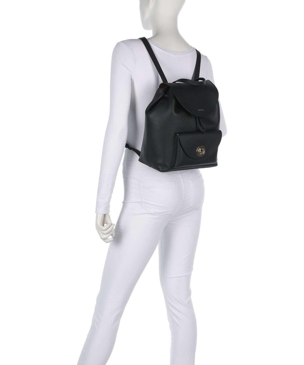 Coccinelle Nikla Backpack noir/cognac