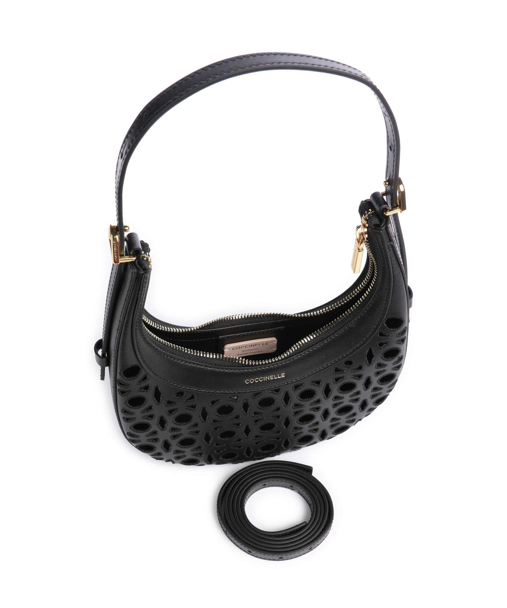 Coccinelle Whisper Monogram Sangallo Shoulder bag noir