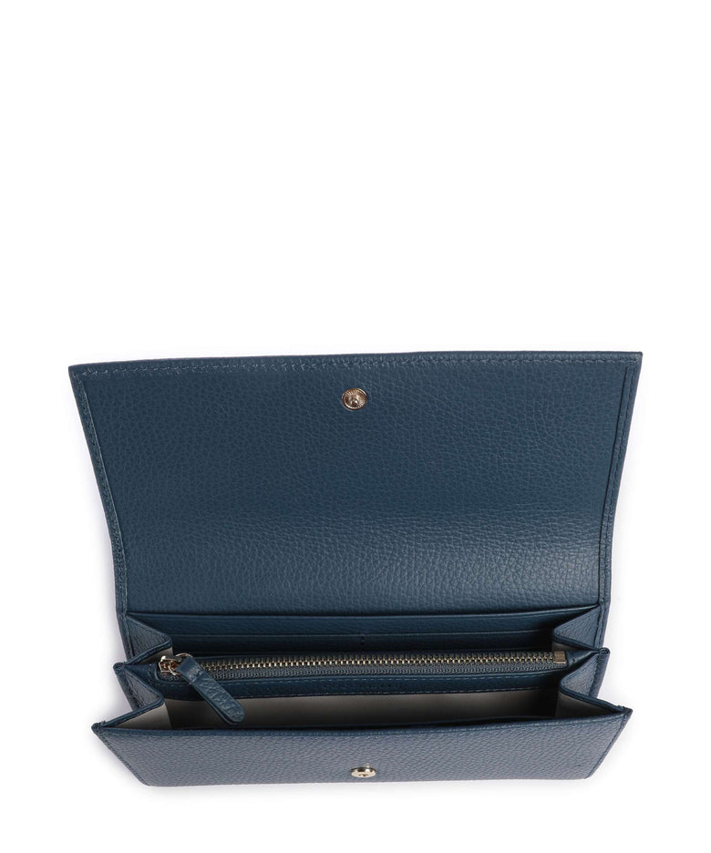 Coccinelle Metallic Soft Wallet deep blue