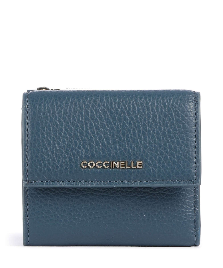 Coccinelle Metallic Soft Wallet deep blue