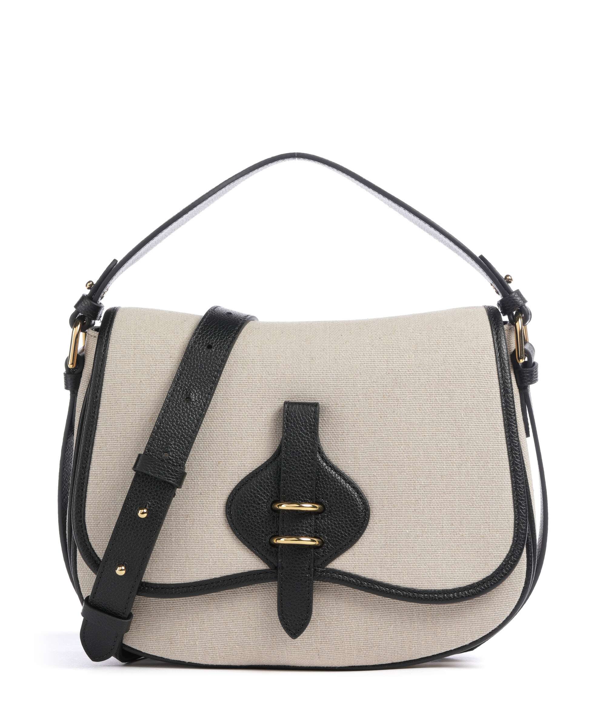 Coccinelle Mavery Canvas Handbag natural/noir