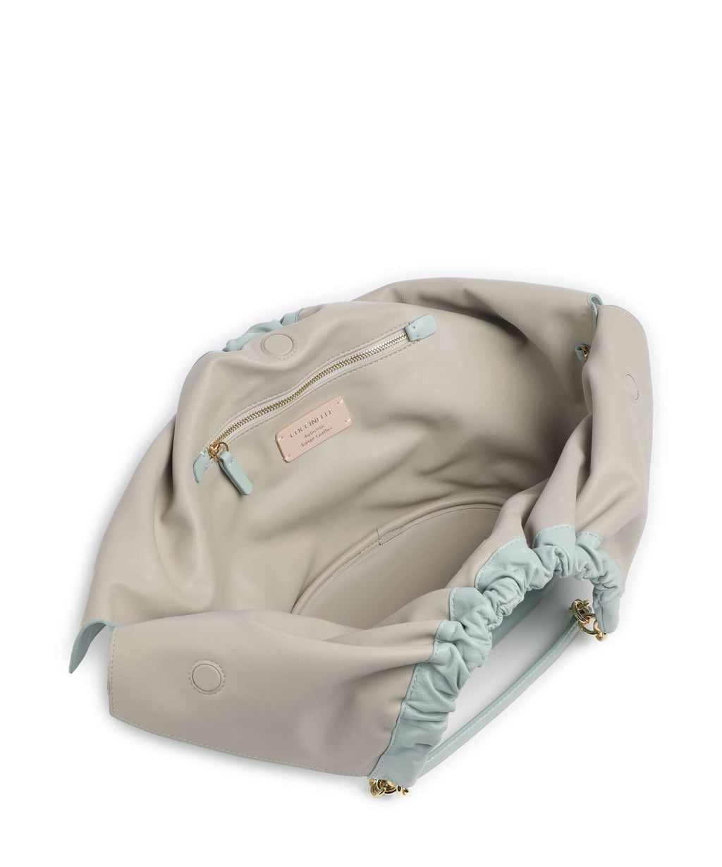 Coccinelle Smash Bucket bag aquamarine