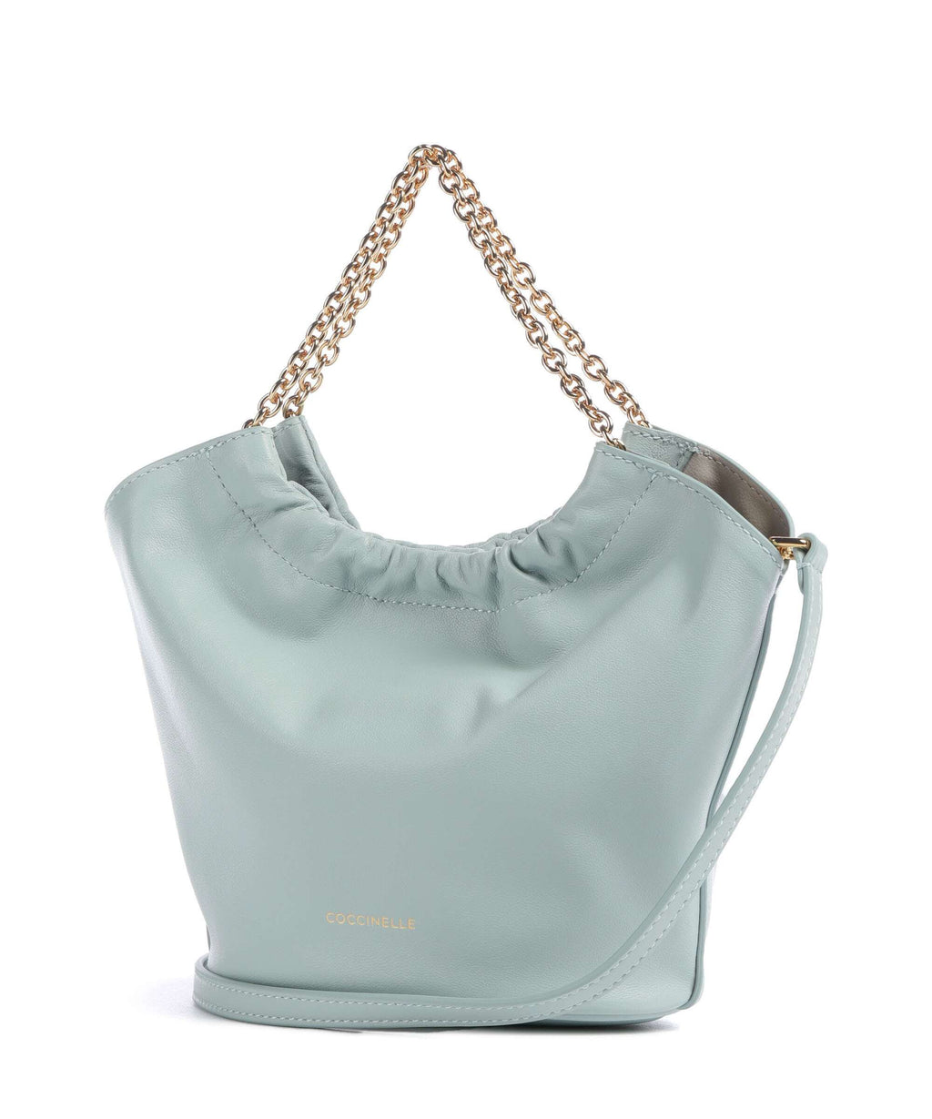 Coccinelle Smash Bucket bag aquamarine
