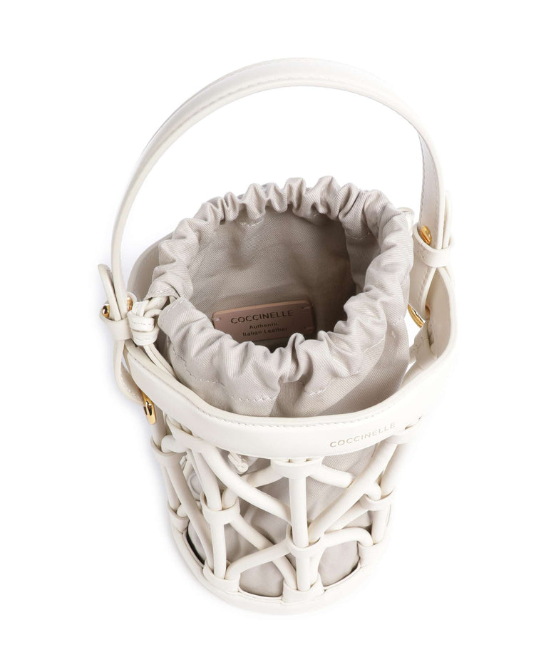Coccinelle Koi Bucket bag pearl