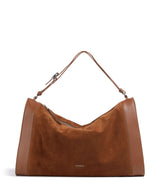 Coccinelle Elinor Suede Bolso de hobo cognac