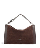 Coccinelle Elinor Suede Bolso de hobo brunette