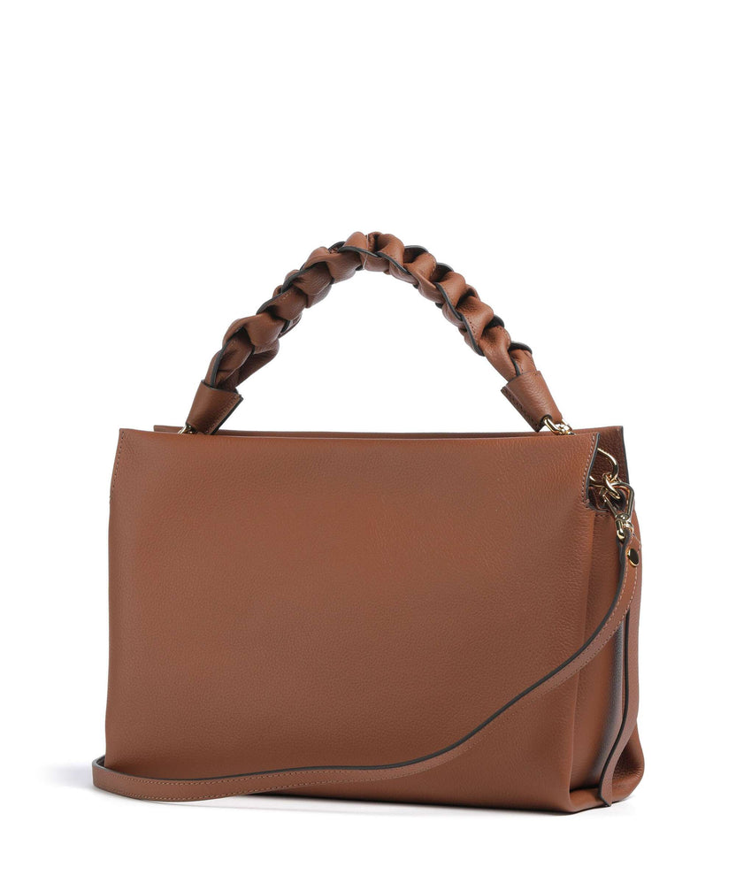 Coccinelle Boheme Grana Double Hobo bag cognac/noir