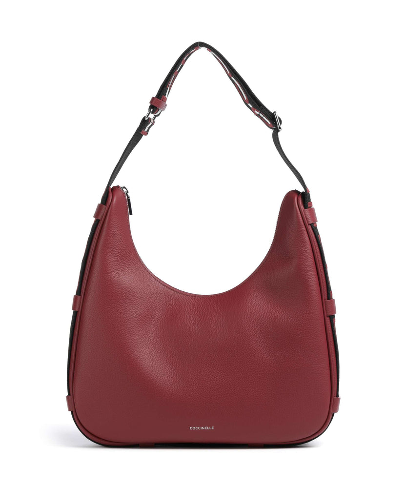 Coccinelle Raquel Hobo bag ribes/prune