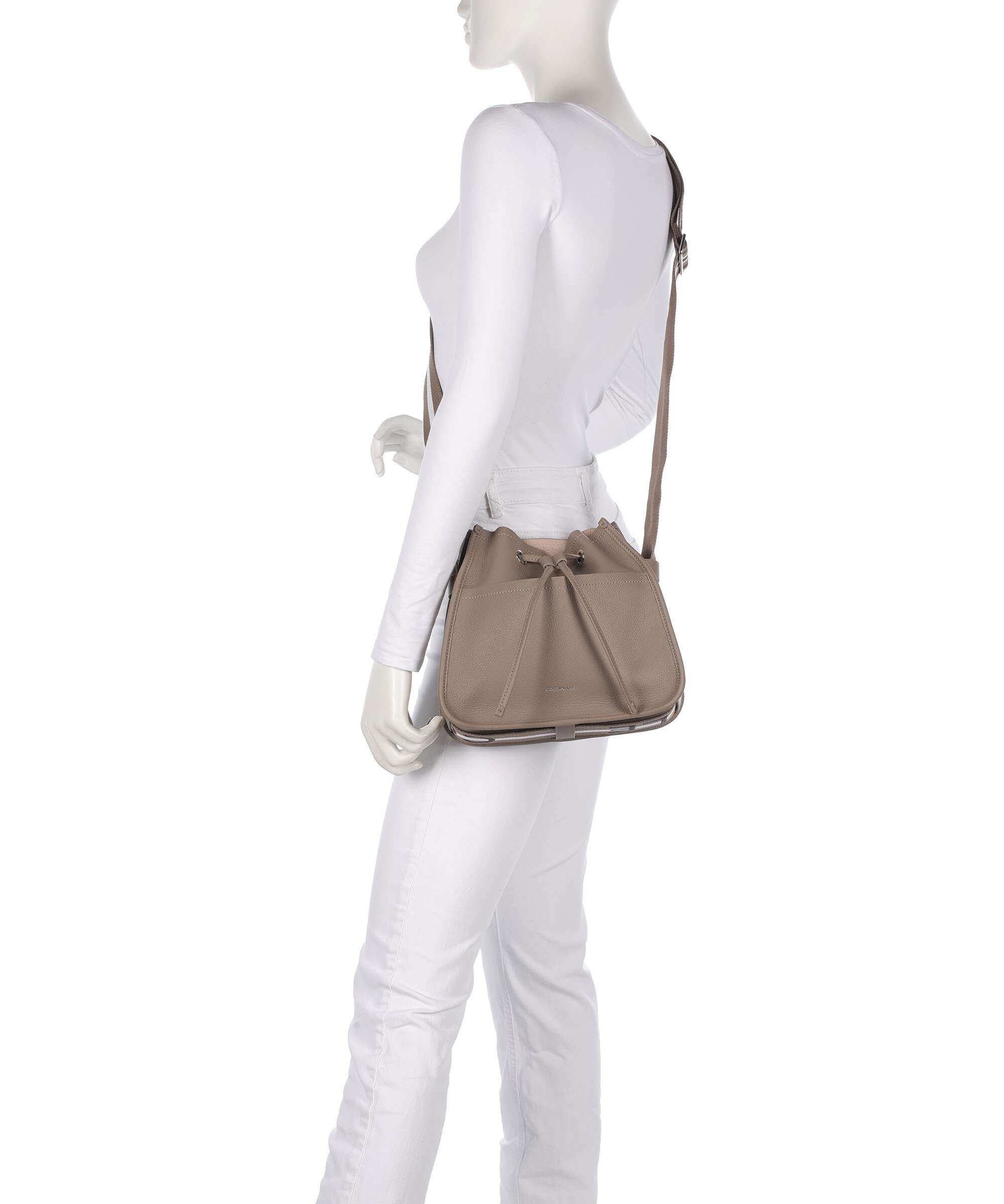 Coccinelle Raquel Bucket bag warm taupe/rosette