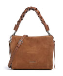 Coccinelle Boheme Suede Bolso de mano cognac