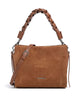 Coccinelle Boheme Suede Bolso de mano cognac
