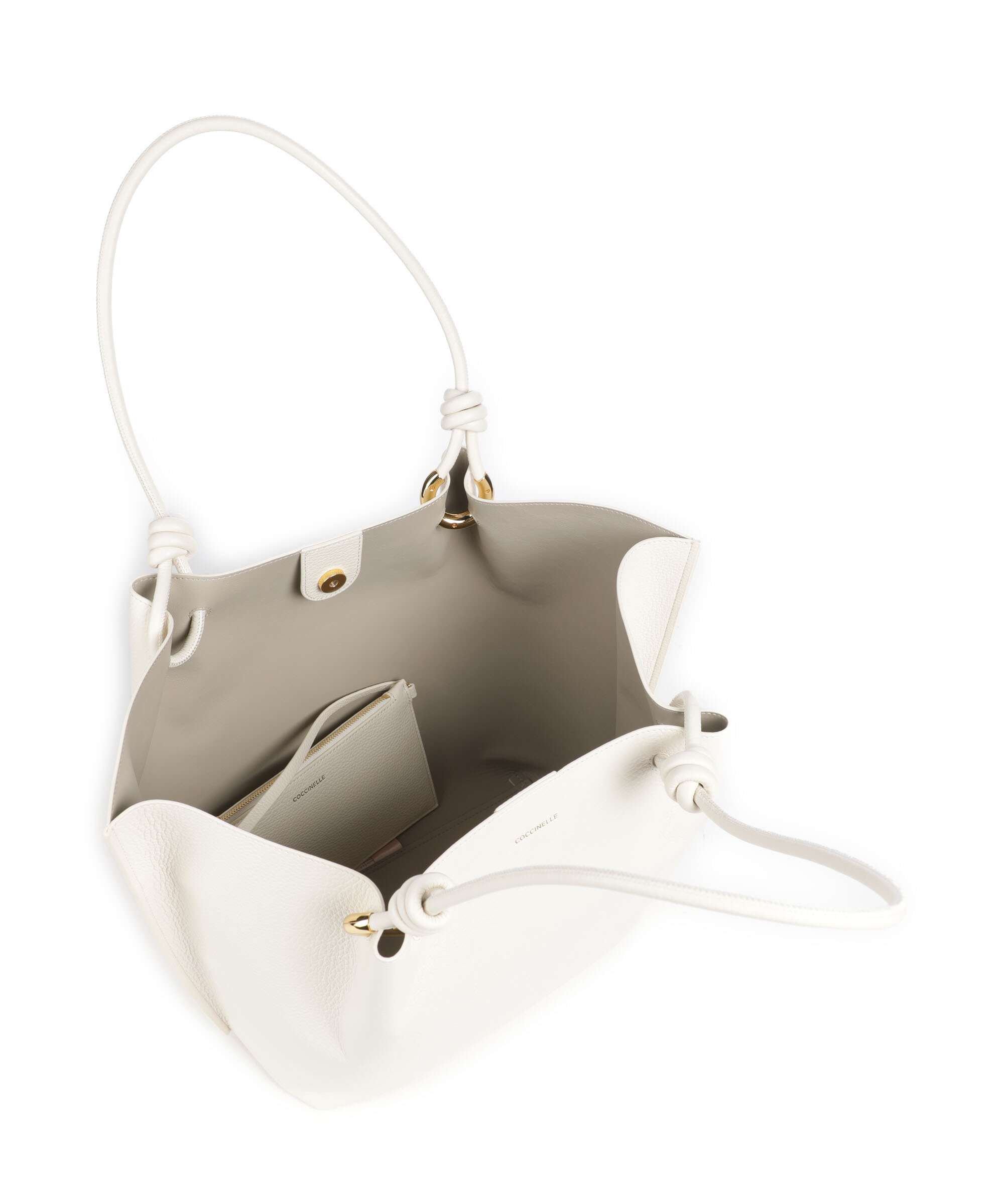 Coccinelle Finn Tote bag pearl