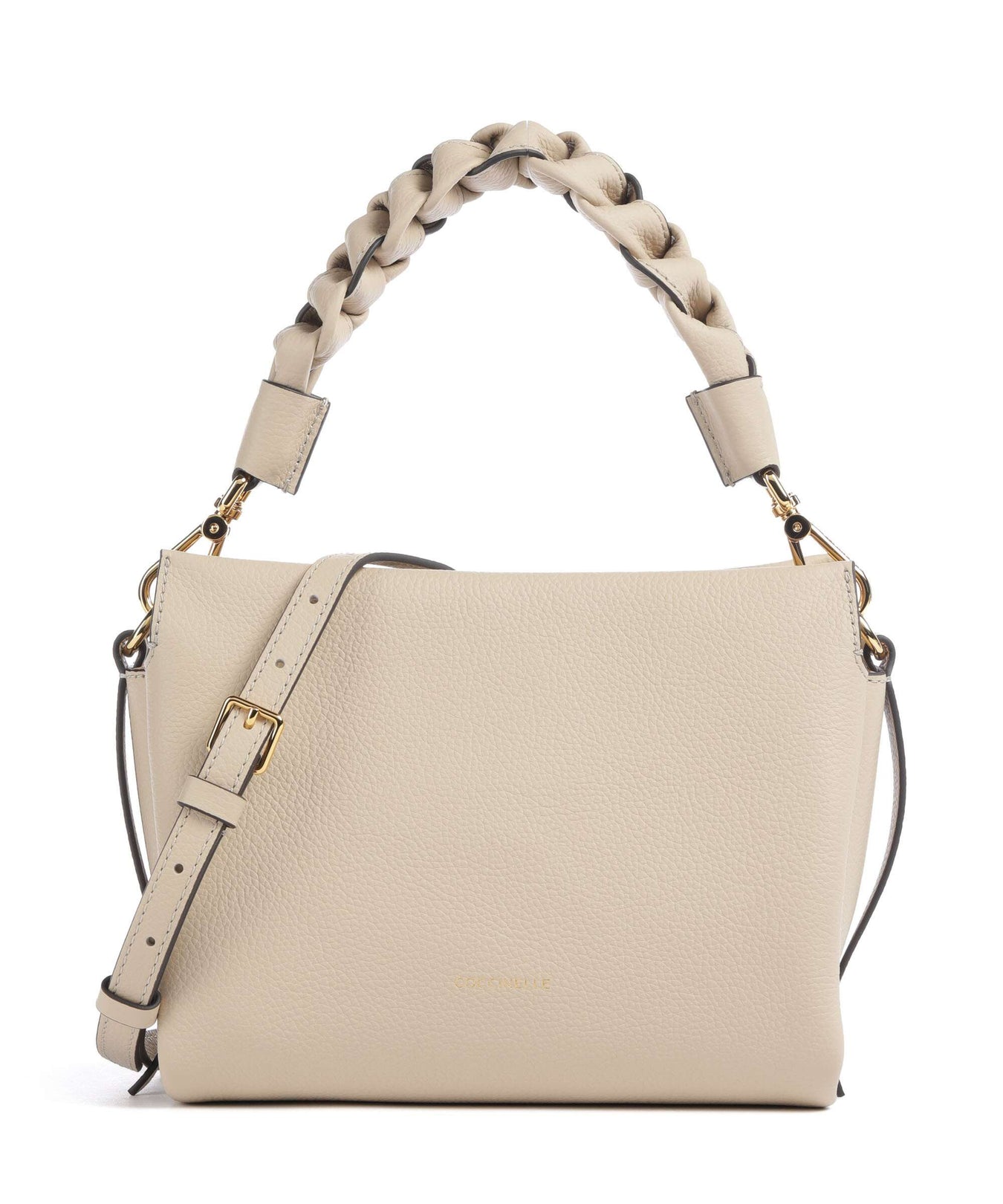 Coccinelle Boheme Grana Double Shoulder bag sandshell/seagrass