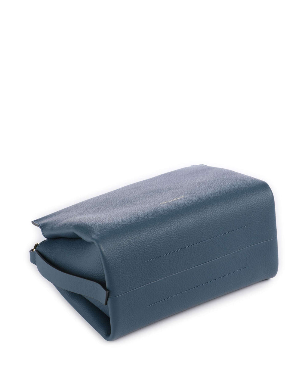 Coccinelle Boheme Grana Double Handbag deep blue/sandshell