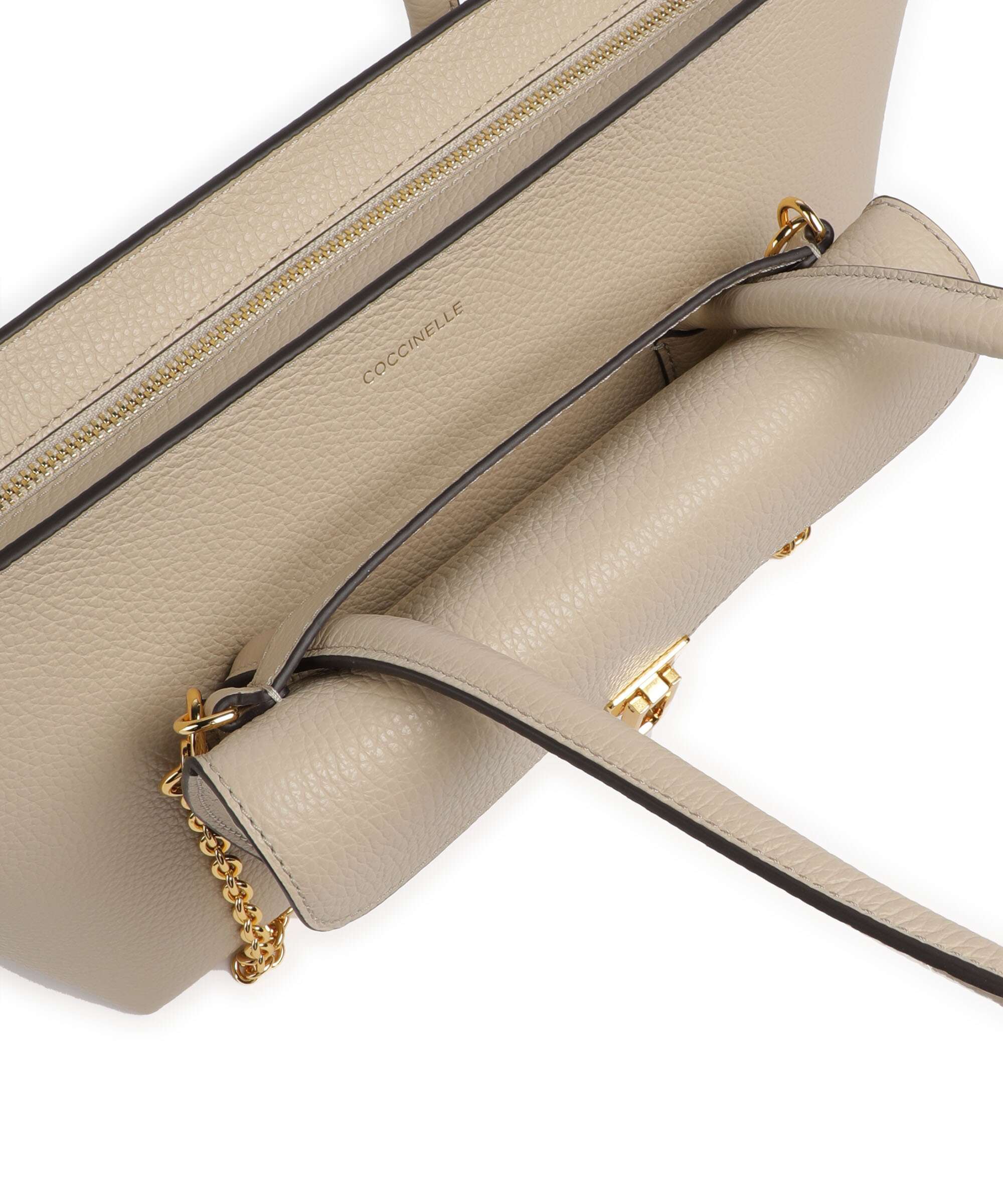 Coccinelle Beat Double Shoulder bag sandshell