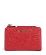 Coccinelle Metallic Soft Monedero scarlet