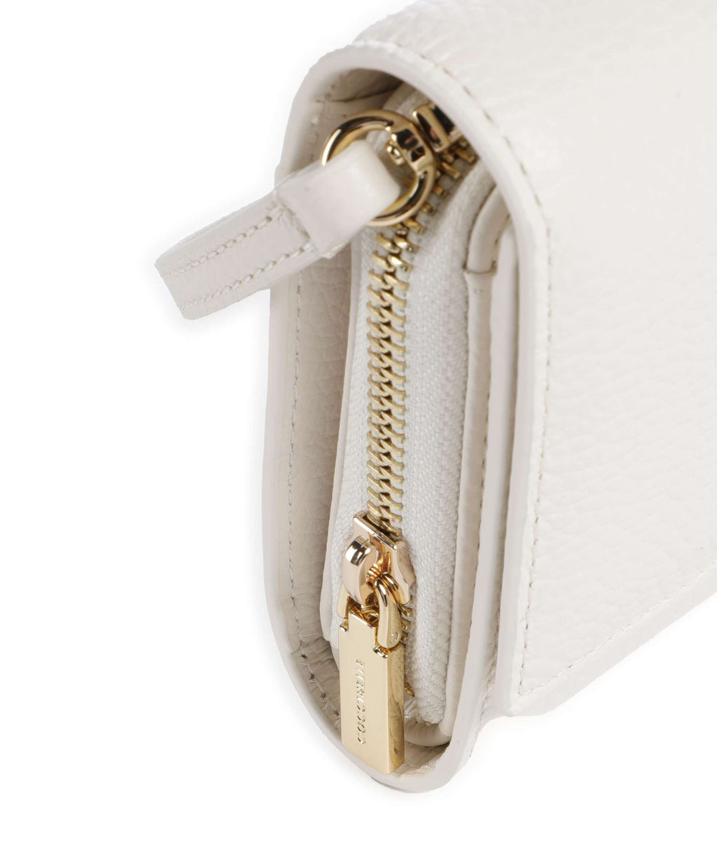 Coccinelle Metallic Soft Wallet pearl