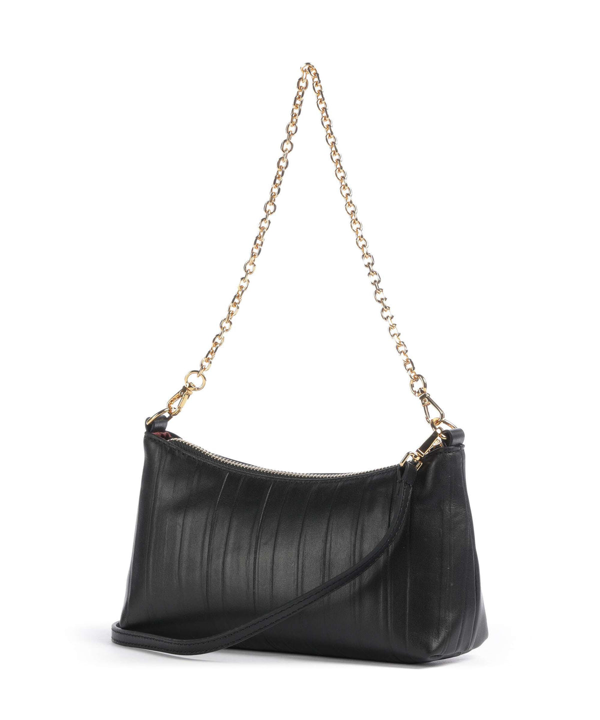 Coccinelle Aura Plisse Shoulder bag noir