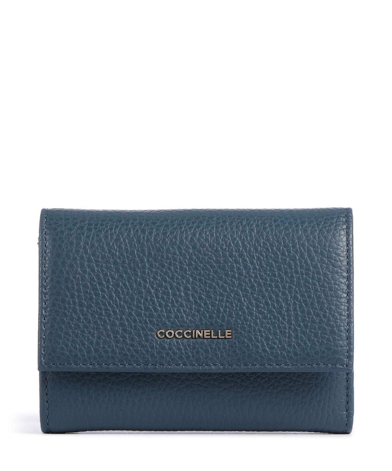 Coccinelle Metallic Soft RFID Wallet deep blue