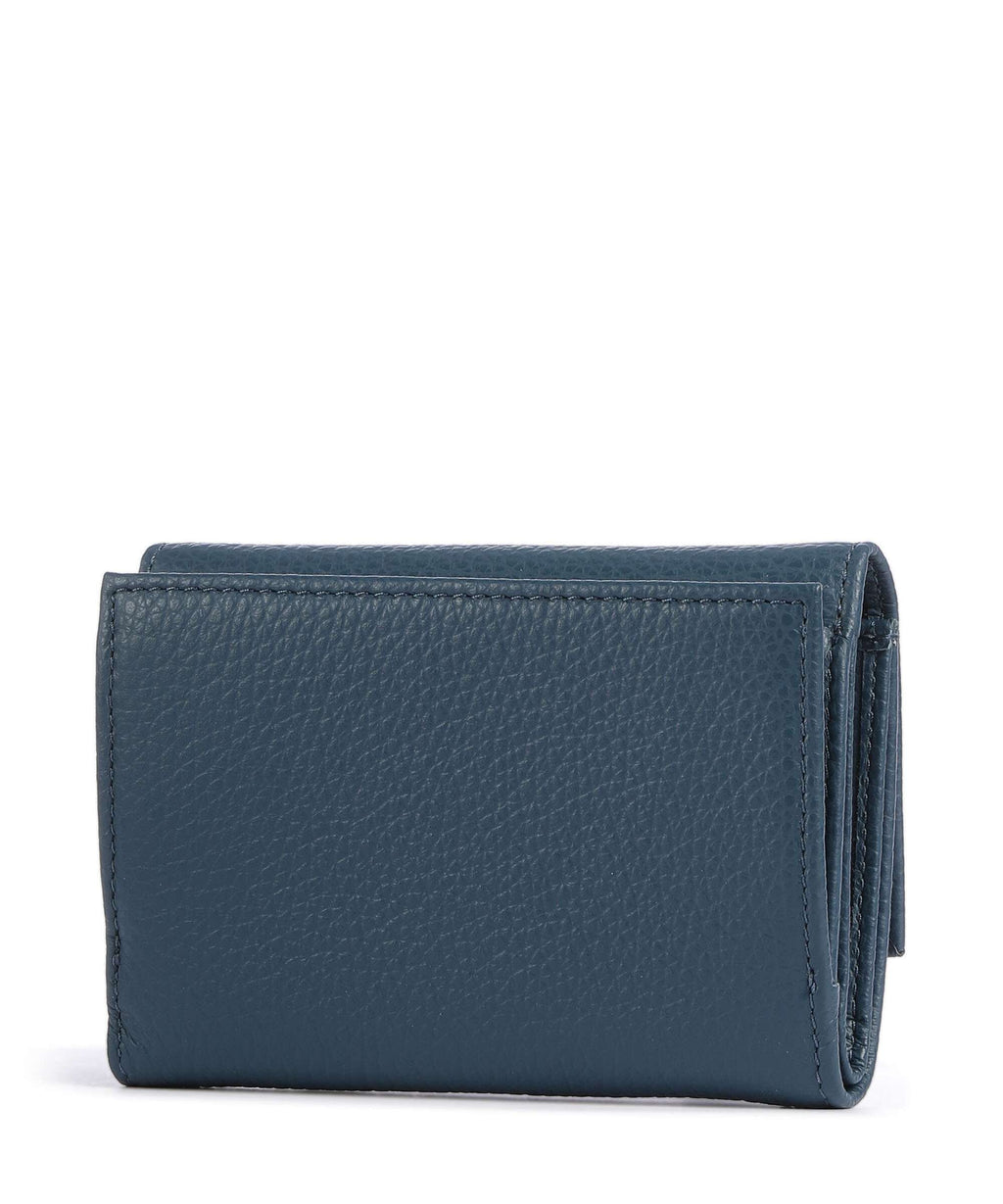 Coccinelle Metallic Soft RFID Wallet deep blue