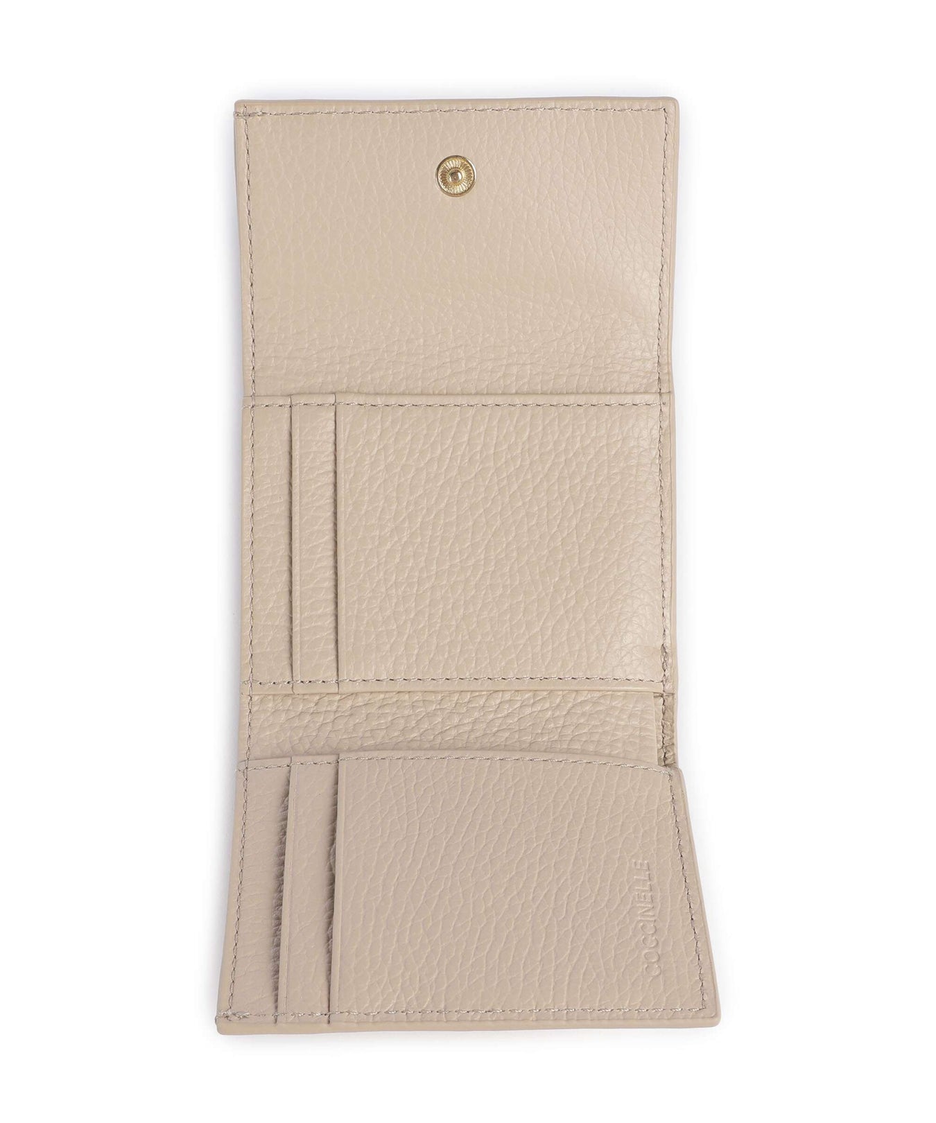 Coccinelle Metallic Soft RFID Wallet sandshell