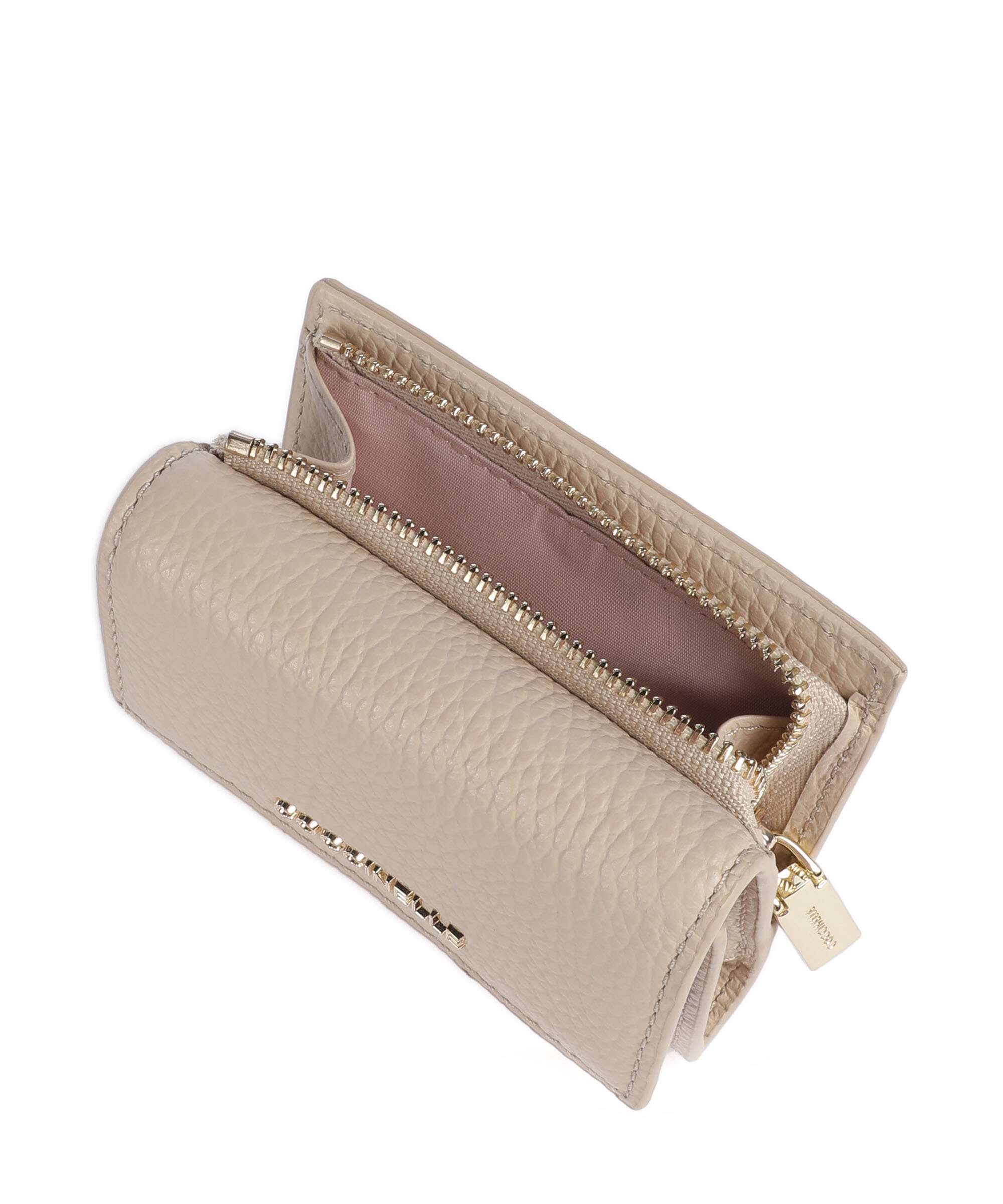 Coccinelle Metallic Soft RFID Wallet sandshell