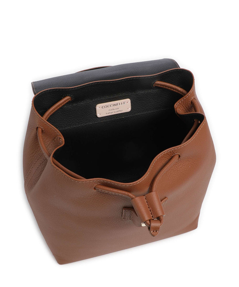 Coccinelle Nikla Backpack cognac/noir