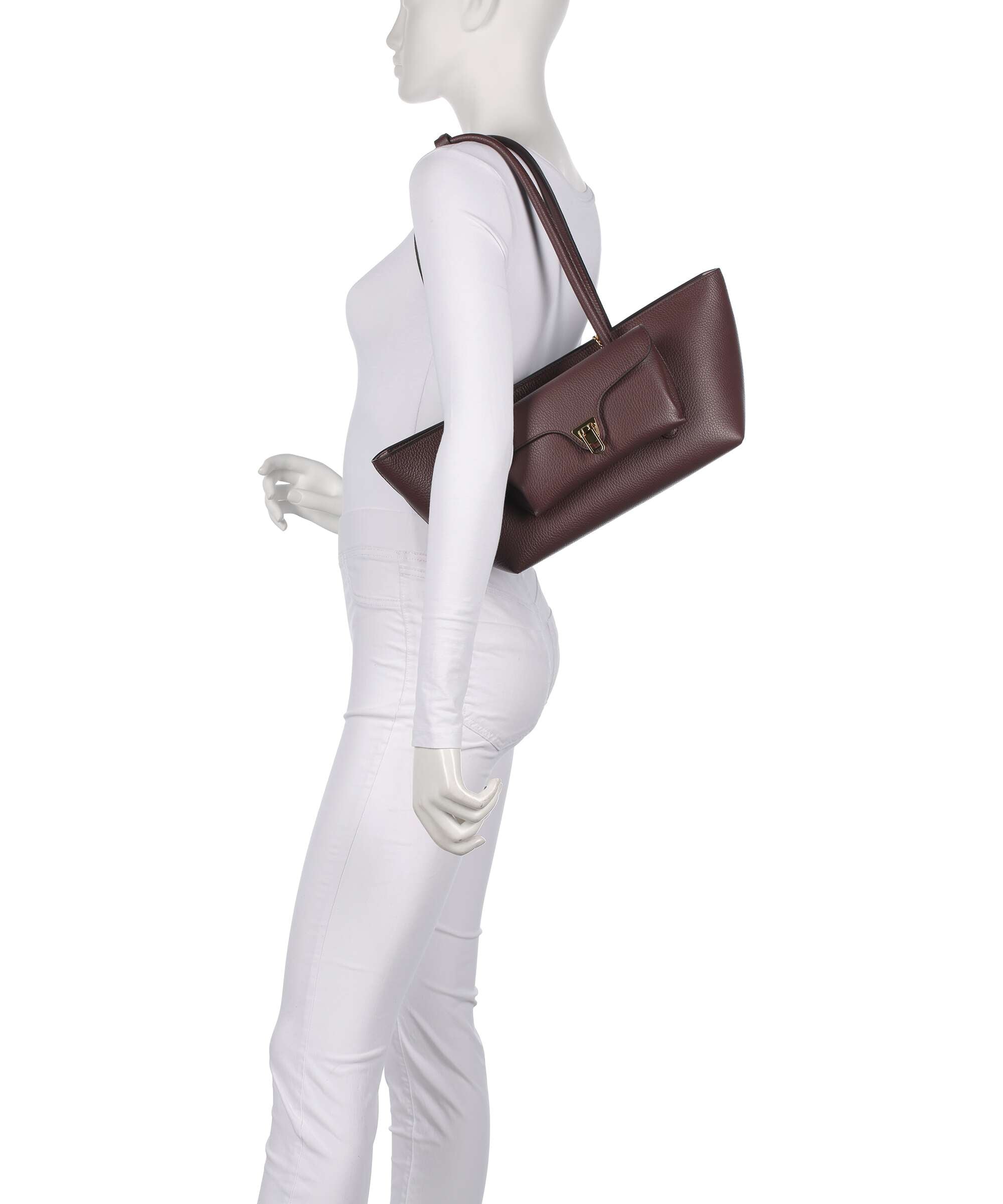 Coccinelle Beat Double Shoulder bag berry